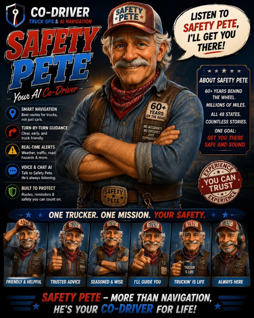 Safety Pete — Co-Driver AI co-driver feature sheet